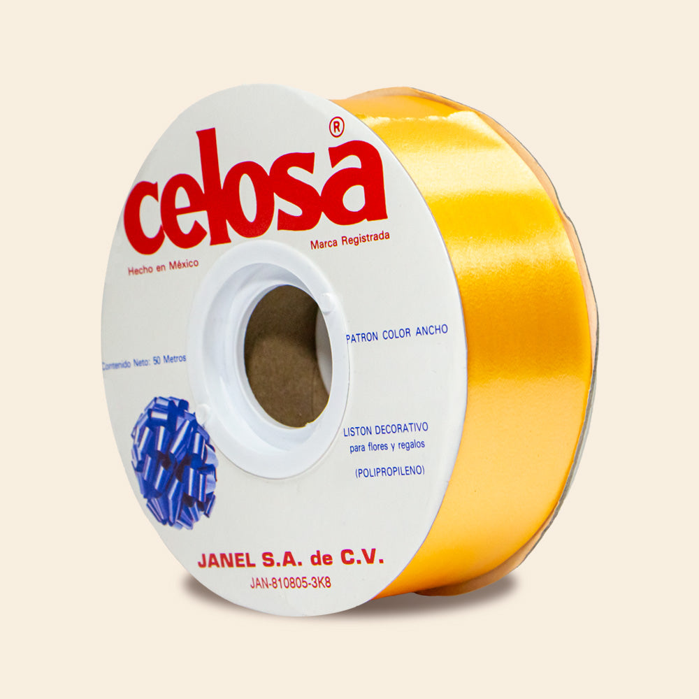 Listón Celosa Mod. 019 Ancho #9 Rollo con 50 Mts