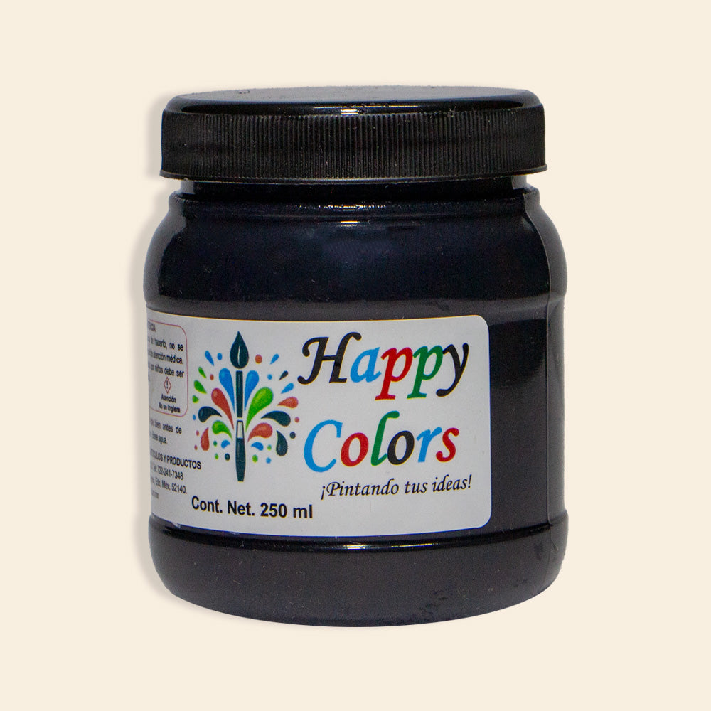 Pintura Acrílica 100% Mexicana Happy Colors Bote Con 250ML