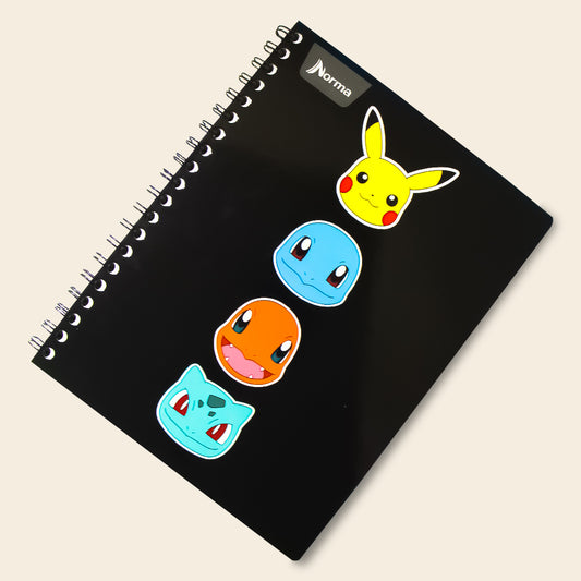 Cuaderno Profesional Norma Pokémon con 100 Hojas raya varios modelos