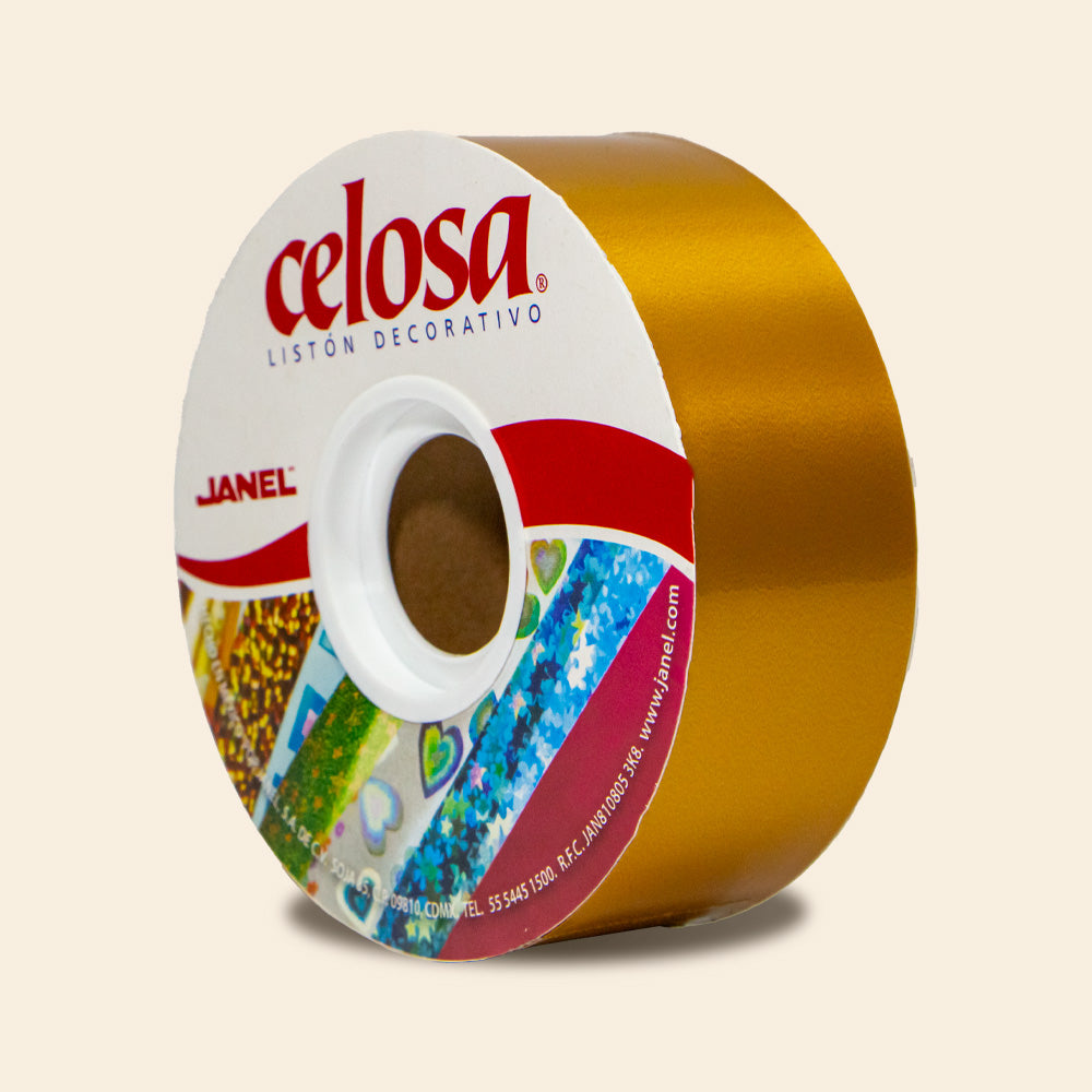 Listón Celosa Mod. 019 Ancho #9 Rollo con 50 Mts