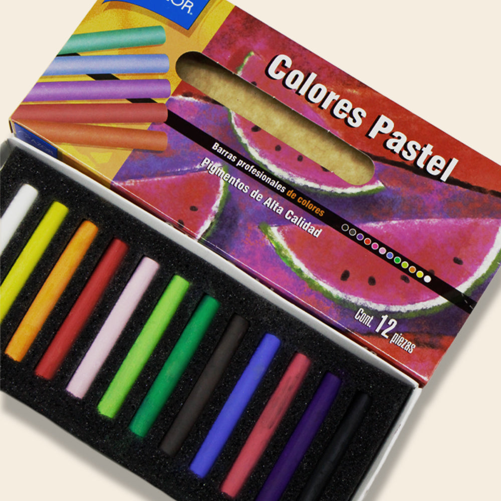 Barras Profesionales Colores Pastel Marca Azor, Diferentes Presentaciones