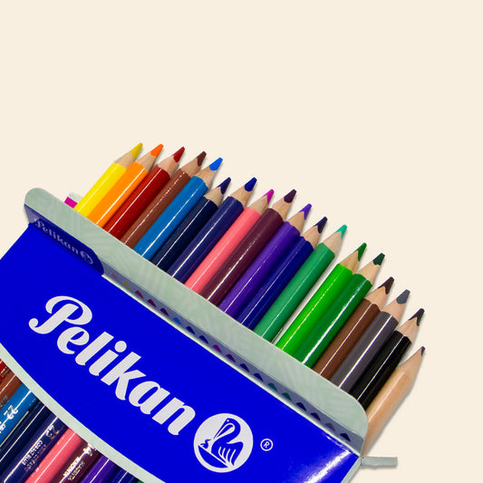 Colores Jumbo Pelikan Triangulares Con 18 Piezas