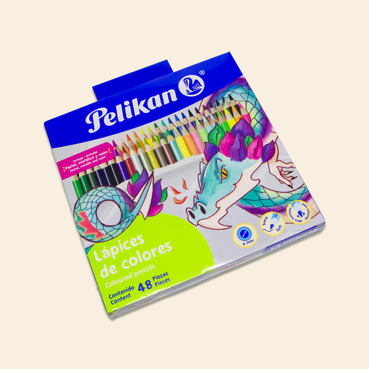 Colores Redondos Pelikan Con 48 Piezas