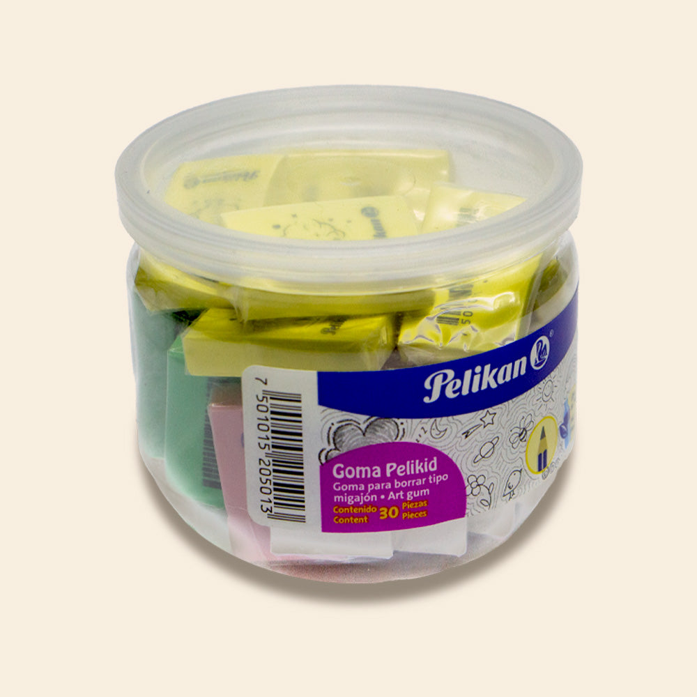Goma Para Borrar Peli-Kid Pelikan Paquete con 30 Piezas