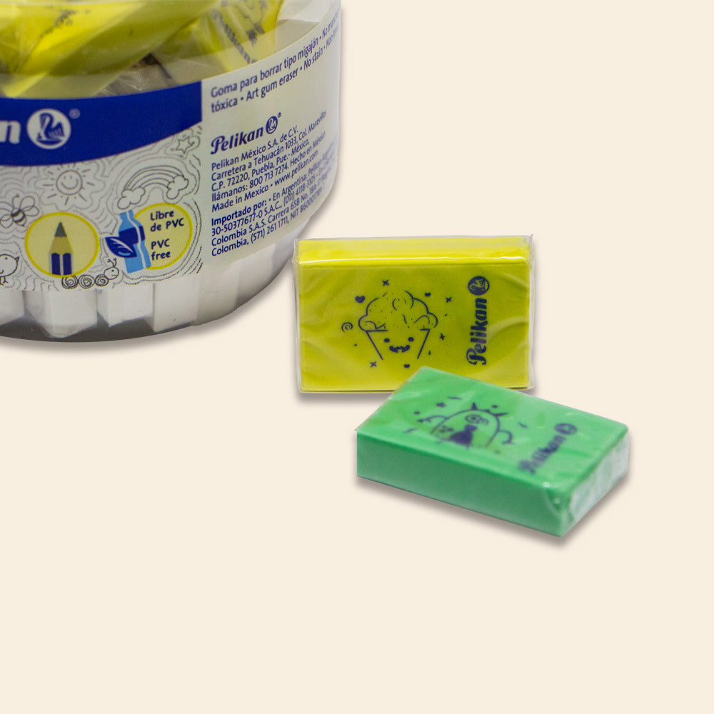 Goma Para Borrar Peli-Kid Pelikan Paquete con 30 Piezas