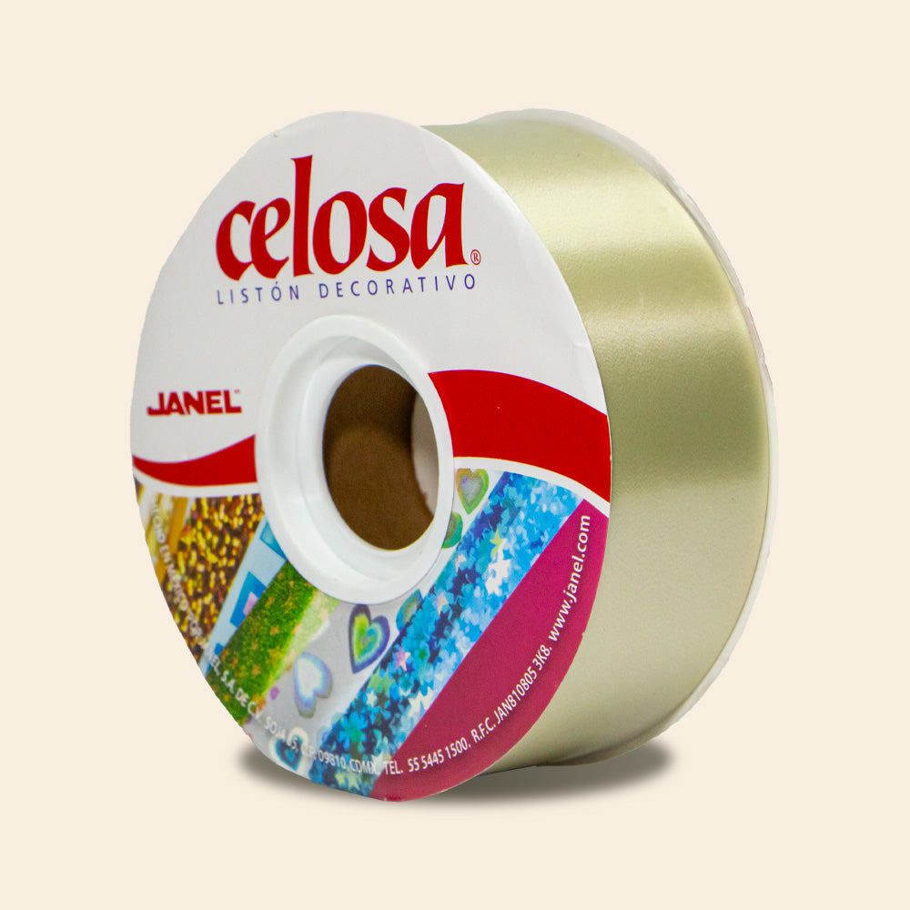 Listón Celosa Mod. 019 Ancho #9 Rollo con 50 Mts