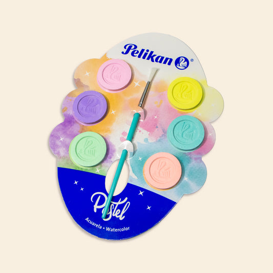Acuarela 6 Colores Pastel Pelikan