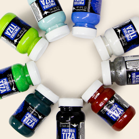 Pintura Tiza El Sultán Frasco con 100ML