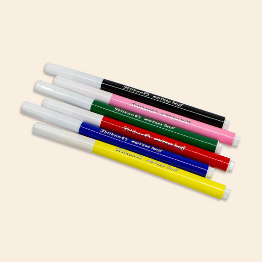 Plumones Markana Twist Con 6 Colores Pelikan