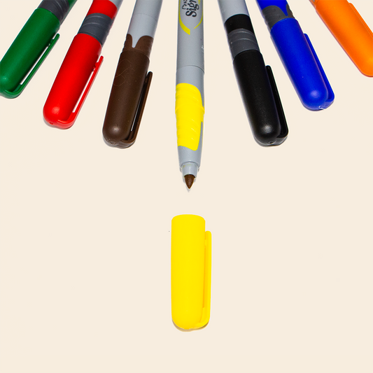 Marcador Permanente Signal Punto Fino AZOR