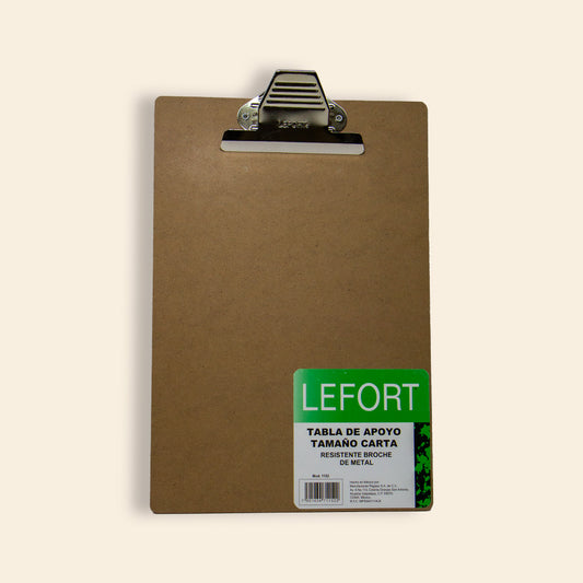 Tabla De Apoyo Tamaño Carta Madera Natural