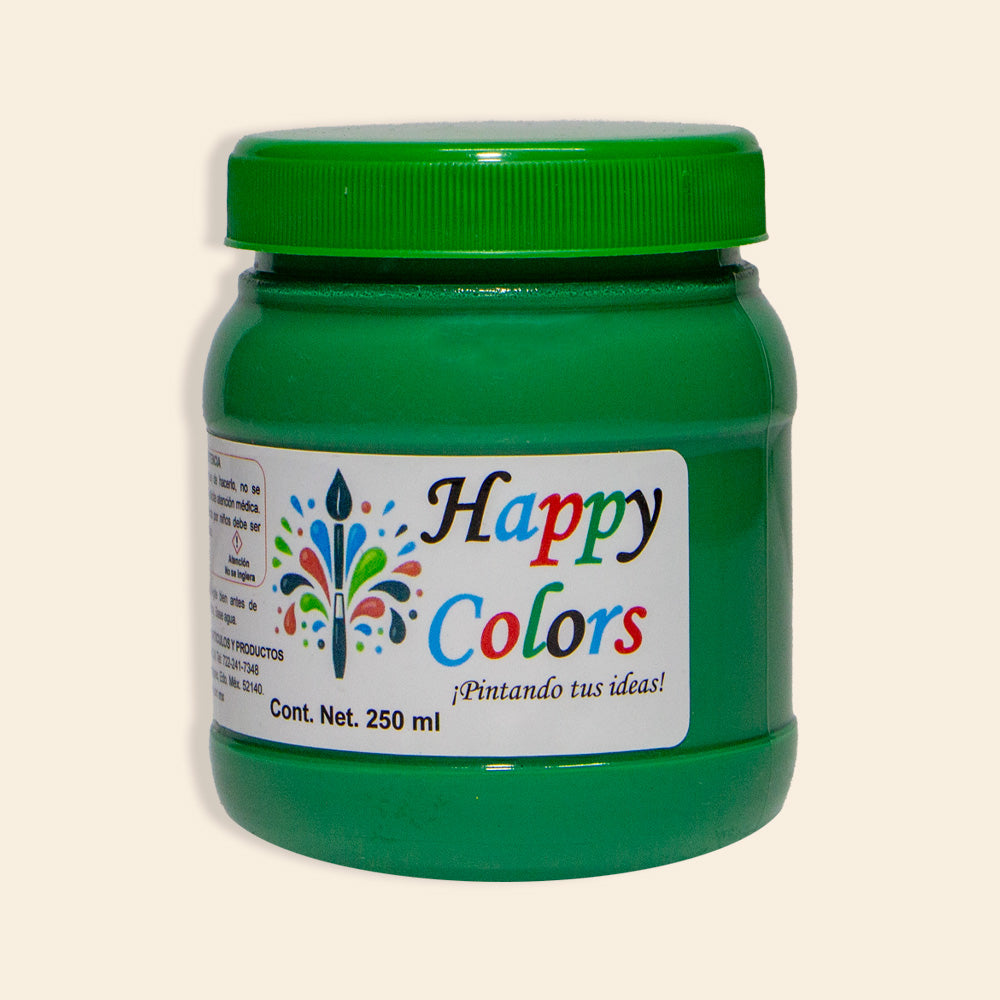 Pintura Acrílica 100% Mexicana Happy Colors Bote Con 250ML