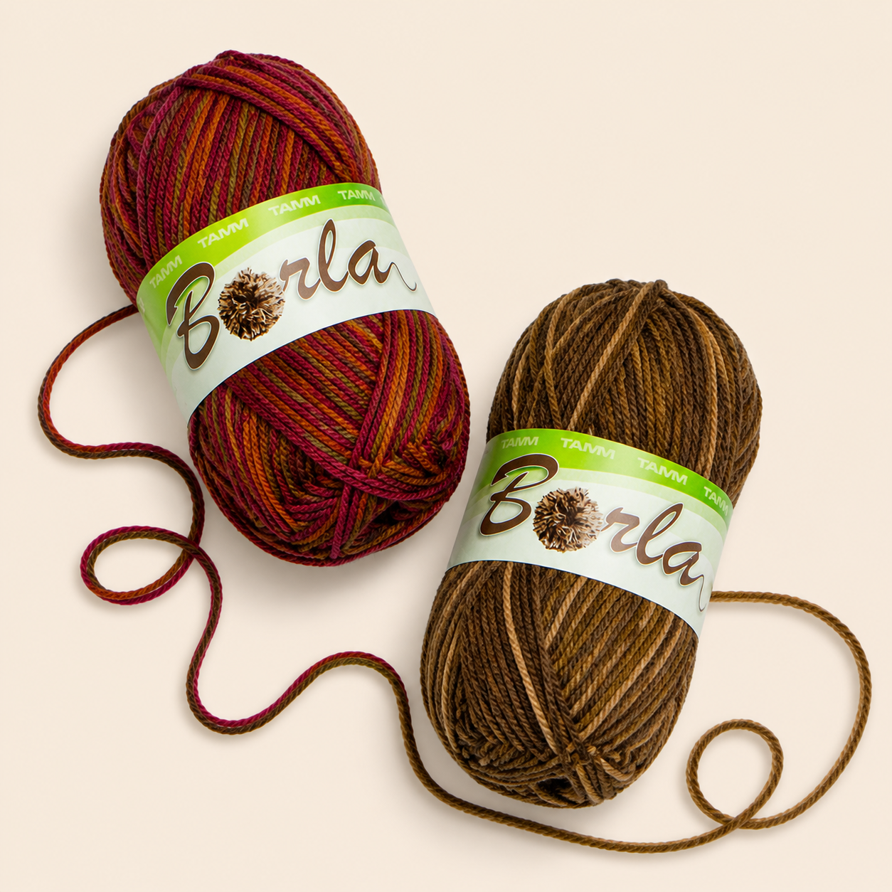 Estambre Borla Omega Bola Con 100 Gramos