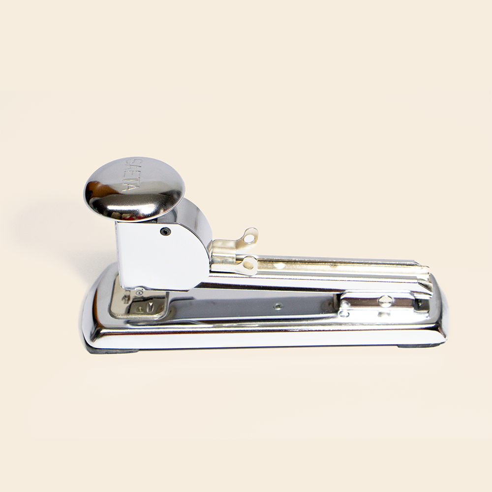 Engrapadora SAETA Cromada Tira Completa Pegaso