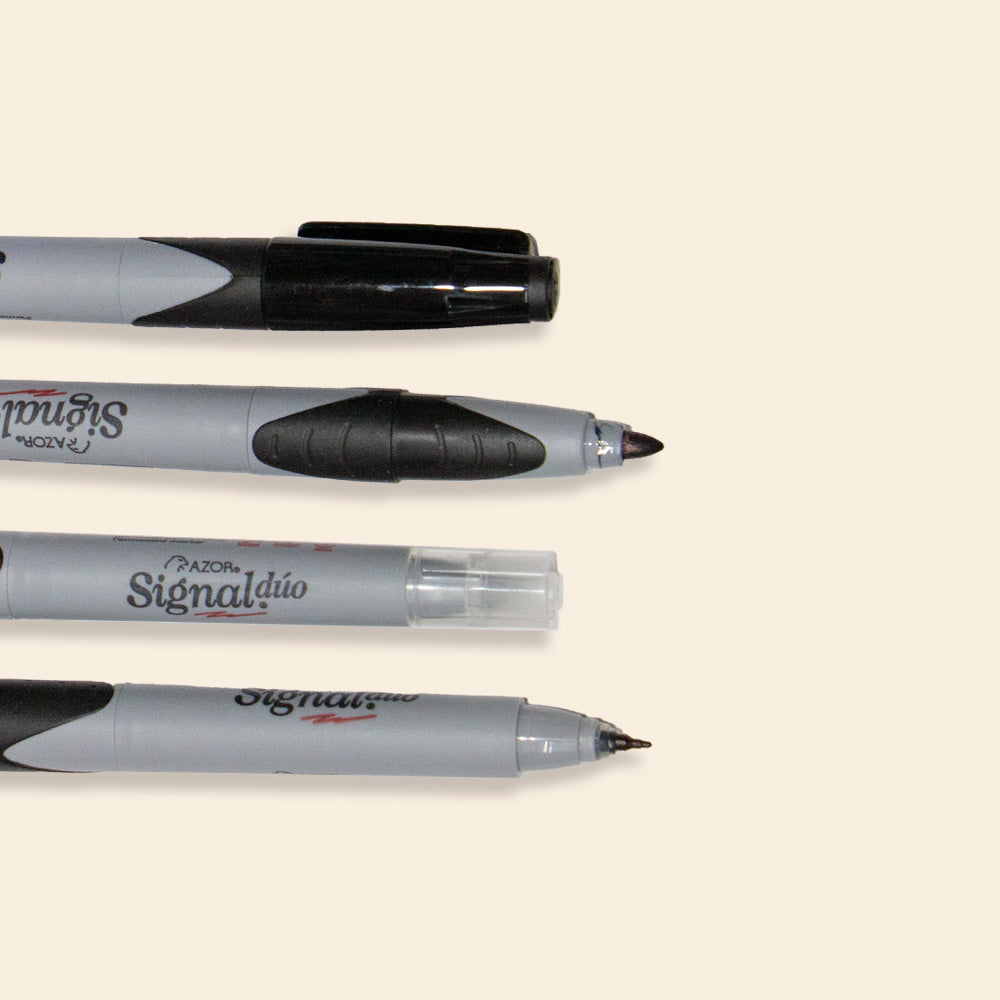 Marcador Permanente Signal Dúo Azor